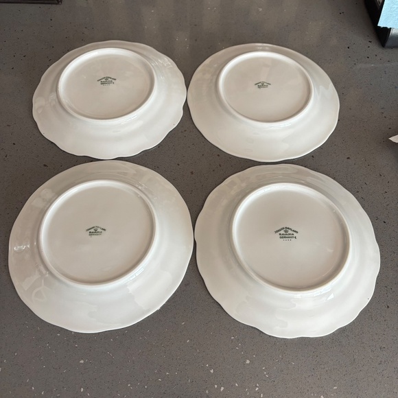 Vintage set of 4 Johann Haviland Blue Garland 6.25" bread plates - Picture 6 of 8